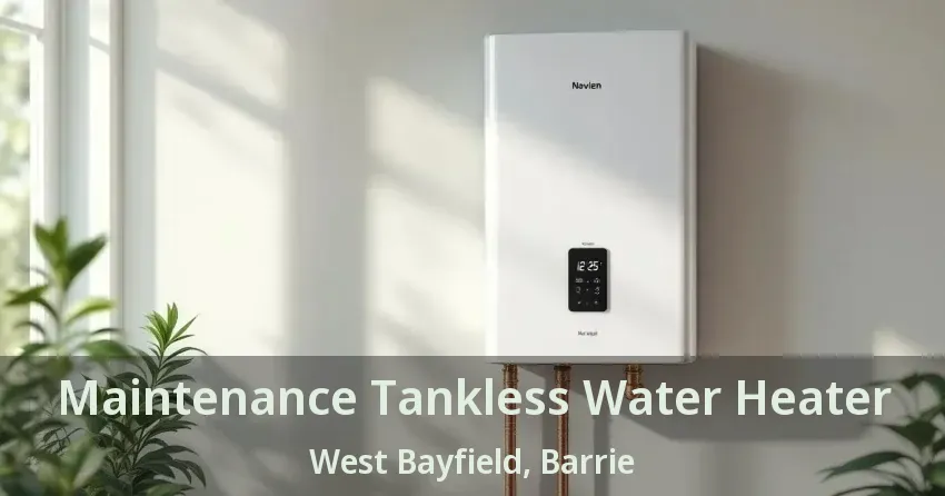 Maintenance Tankless Water Heater West Bayfield, Barrie - ON Maintenance Tankless Water Heater West Bayfield, Barrie - ON