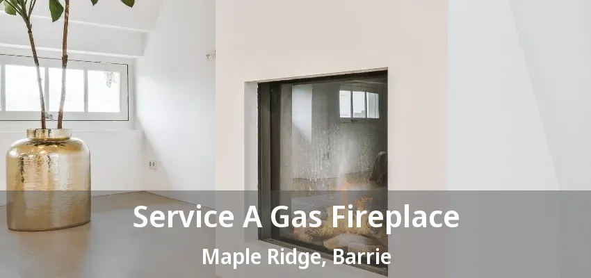 Service A Gas Fireplace Maple Ridge, Barrie - ON