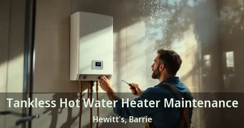 Tankless Hot Water Heater Maintenance Hewitt's, Barrie - ON Tankless Hot Water Heater Maintenance Hewitt's, Barrie - ON