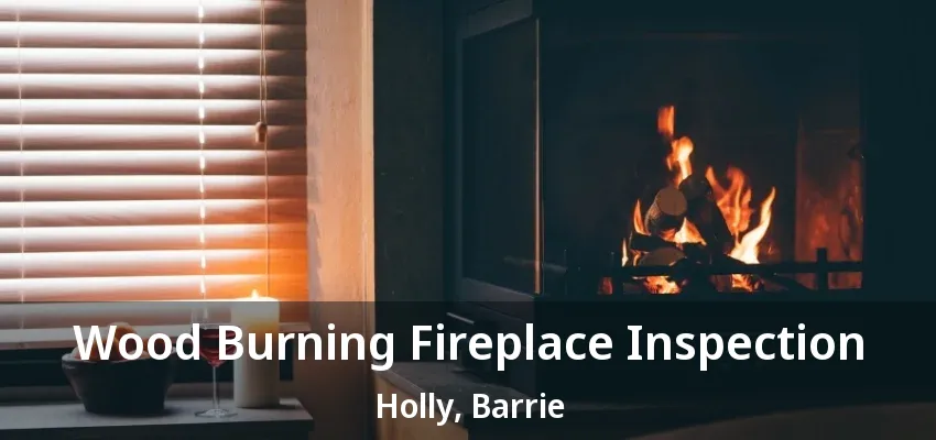 Wood Burning Fireplace Inspection Holly, Barrie - ON
